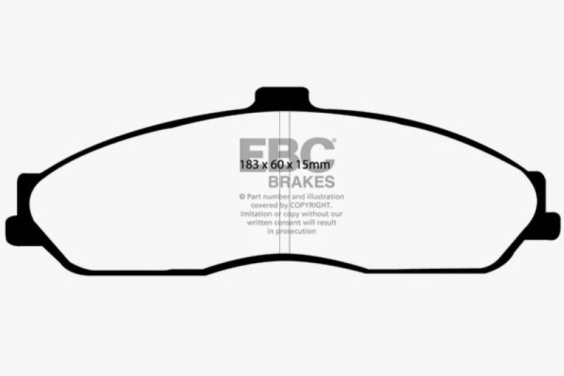 EBC Bluestuff NDX Full Race Brake Pads for Chevrolet Corvette 1998-2007