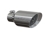 Load image into Gallery viewer, MBRP Universal Exhaust Tip 4.5 Inch Diameter Dual Wall Angled Rolled End T304 Stainless Steel