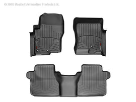 WeatherTech FloorLiner DigitalFit for 2007-2011 Nissan Frontier and Suzuki Equator - Front and Rear, Black, Part #wet441761-440473