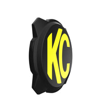 Load image into Gallery viewer, KC HiLiTES 6-inch Black Plastic Light Cover with Yellow Logo for Gravity Pro6 LED Lights