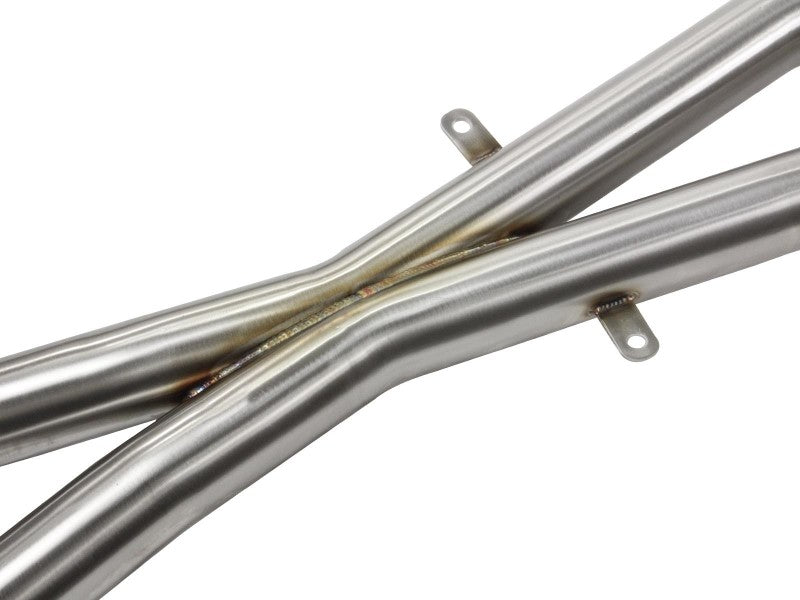 aFe Mach Force-Xp 2-1/2 Inch 304 Stainless Steel V8 Exhaust System with Catalytic Converter for BMW M3 (2008-2013)
