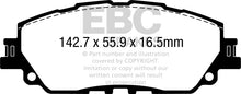Load image into Gallery viewer, EBC Yellowstuff Front Brake Pads ebcDP42378R for 2018+ Toyota Avalon and Camry