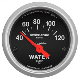 AutoMeter Sport-Comp 52mm Electronic Water Temperature Gauge with Transducer
