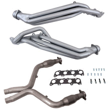 Load image into Gallery viewer, BBK Performance 11-14 Ford Mustang GT 5.0 1-7/8 Inch Long Tube Headers with High Flow Catted X-Pipe (Titanium Ceramic Coating)