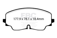 Load image into Gallery viewer, EBC DP42448R Yellowstuff Front Brake Pads for 2022+ Audi S3 and Volkswagen Golf R