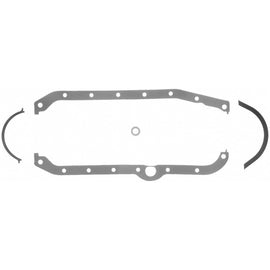 Fel-Pro 1801 Engine Oil Pan Gasket Set – Rubber-Coated Fiber for V6 Engines