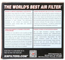 Load image into Gallery viewer, K&amp;N Engineering Universal Rubber Air Filter - 2 Inch Top OD, 3.5 Inch Base OD, 2.25 Inch Flange ID, 4 Inch Height