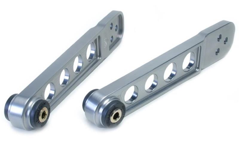 Skunk2 Racing Hard Anodized Rear Lower Control Arms for 2001-2005 Honda Civic - Precision CNC Machined Billet Aluminum Replacement Set