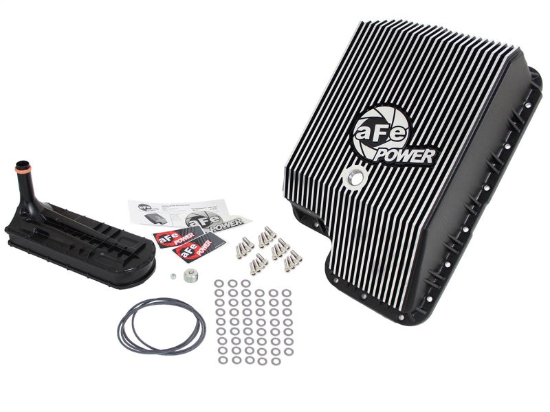 aFe Power Pro Series Deep Transmission Pan for Ford Diesel Trucks 1995-2010 * Part Number afe46-70122-1