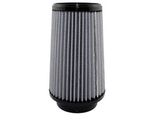 Load image into Gallery viewer, aFe MagnumFLOW Pro Dry S Media Conical Air Filter - 4 in x 6 in x 4.75 in, High-Flow, Reusable, 99.2% Efficiency