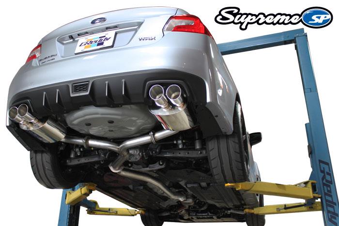 GReddy Supreme SP Exhaust for 2015-2016 Subaru WRX & STI Sedan - Part Number GRE10168202