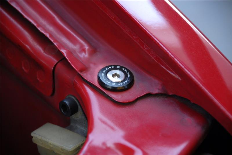 Skunk2 Racing Large Fender Washer Kit - Black Anodized Aluminum with Stainless Steel Bolts