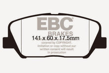 Load image into Gallery viewer, EBC Redstuff Ceramic Low Dust Front Brake Pads for Hyundai Veloster and Kia Forte Koup