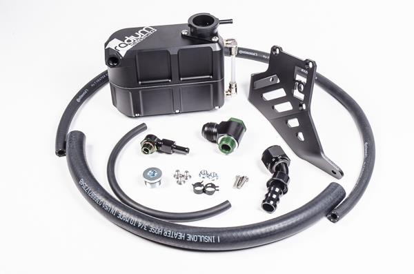 Radium Engineering Coolant Tank Kit for Ford Focus 2013-2018 with Two Chamber Design and Internal Swirl Feature