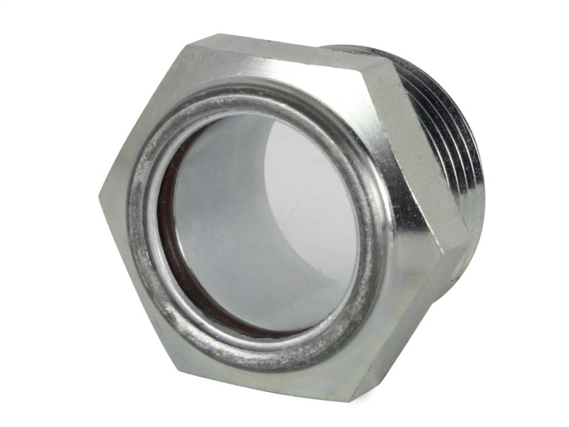 aFe Power Differential Cover Oil Level Sight Glass - 1 inch x 11.5 NPTF for Enhanced Oil Monitoring