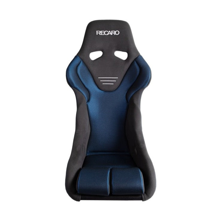 Recaro RS-G Motorsport Seat - Black Kamui and Blue Glass Mesh with 4/5/6 Point Belts