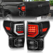 Load image into Gallery viewer, ANZO Full LED Tail Light Assembly for 2010-2013 Toyota Tundra with Black Housing and Clear Lens