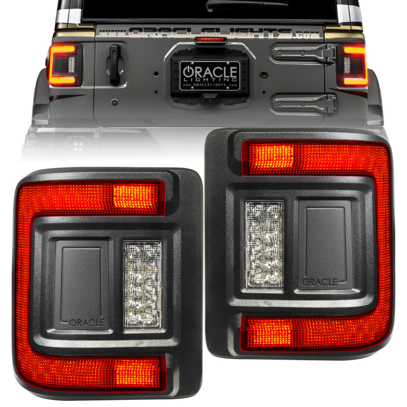 Oracle 2018+ Jeep Wrangler JL Flush Mount LED Tail Lights with Tinted Lens