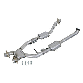 BBK 96-98 Ford Mustang Cobra High Flow X Pipe with Catalytic Converters (Part #bbk1618)