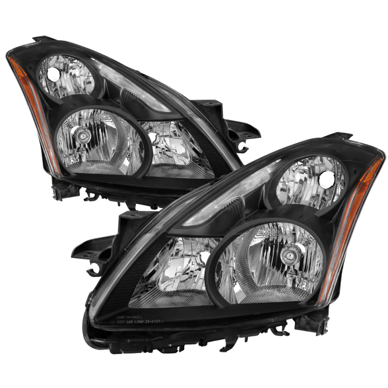 SPYDER xTune Nissan Altima 2010-2012 4-Door OE Style Halogen Headlights - Black HD-JH-NA104D-AM-BK