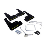 Rally Armor 15-21 Subaru WRX/STI Black UR Mud Flap w/Green Logo