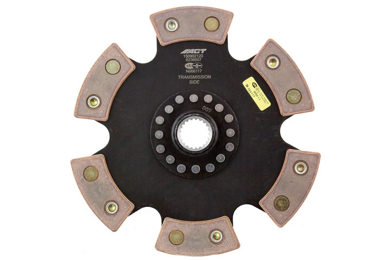ACT 2001 Toyota Tacoma 6 Pad Rigid Race Disc - High-Performance Ceramic Clutch Plate