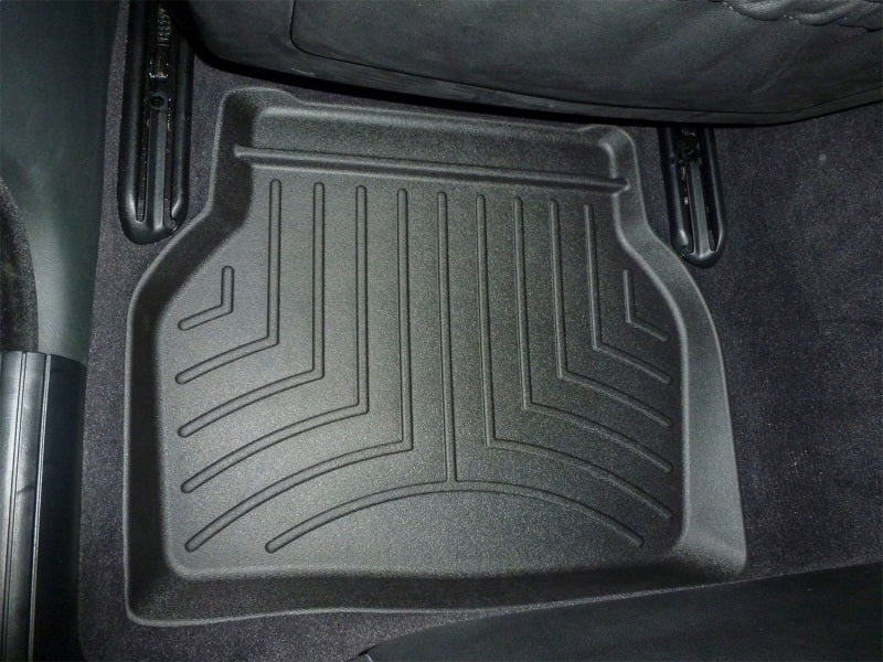 WeatherTech FloorLiner DigitalFit Rear Floor Mats, Black, for BMW 5-Series – Part Number 444282