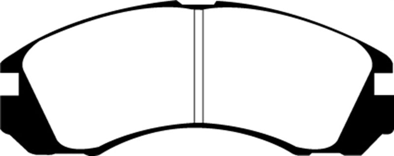 EBC Redstuff Ceramic Low Dust Brake Pads for Mitsubishi Eclipse, Eagle Talon, and More * Part No. EBCDP3954C