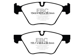 EBC DP41493R Yellowstuff Front Brake Pads for BMW 3 Series, 5 Series and Z4