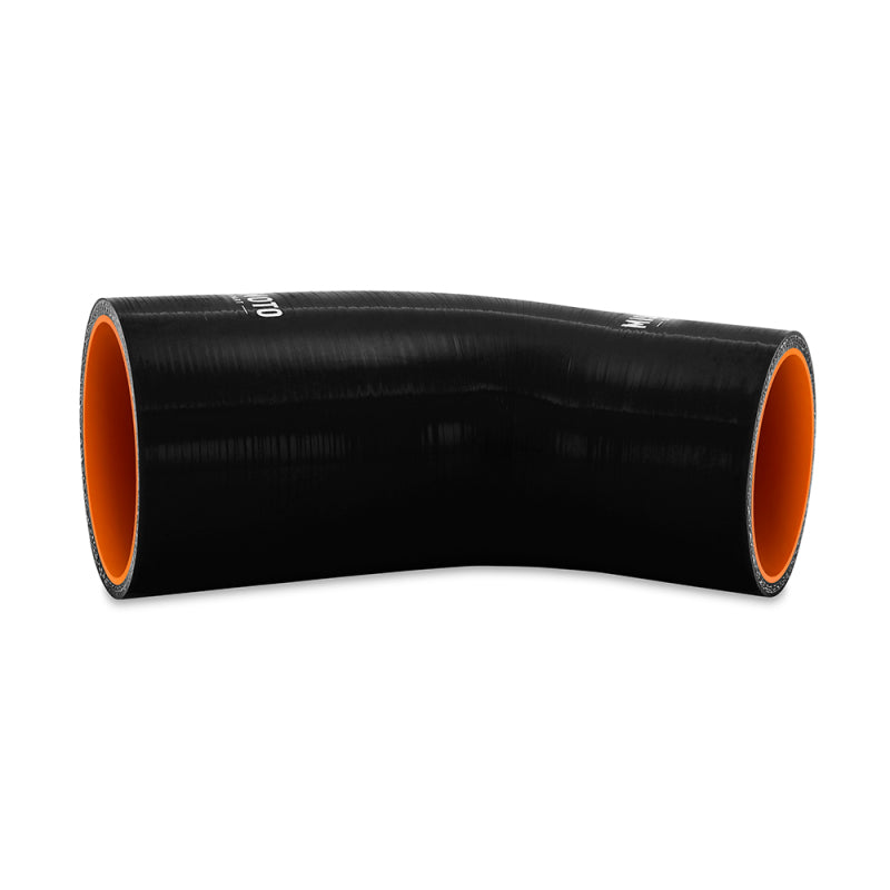 Mishimoto 45-Degree Silicone Reducer Coupler 2.75 inch to 3 inch - Black
