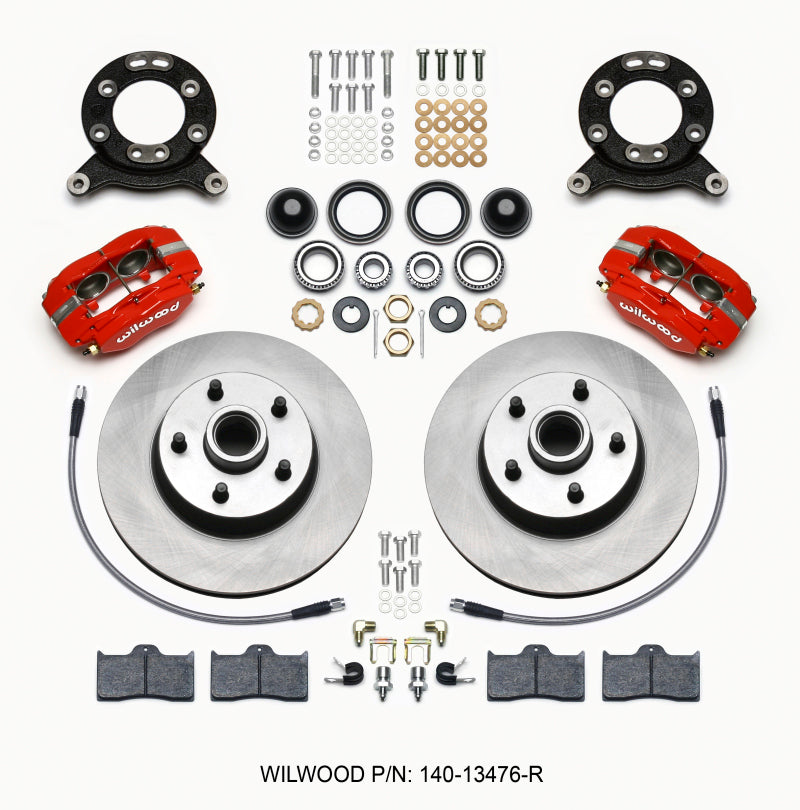 Wilwood Forged Dynalite-M Front Disc Brake Kit for 1965-1969 Ford Mustangs