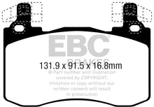 Load image into Gallery viewer, EBC Greenstuff 2000 Series Sport Brake Pads for 2018-2019 Kia Stinger &amp; Genesis G70 * Front, Part Number EBCDP22356