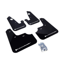 Load image into Gallery viewer, Rally Armor 07-17 Mitsubishi Lancer Black UR Mud Flap with White Logo