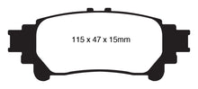 Load image into Gallery viewer, EBC Greenstuff 6000 Series Rear Brake Pads for Toyota Sienna and Lexus RX350