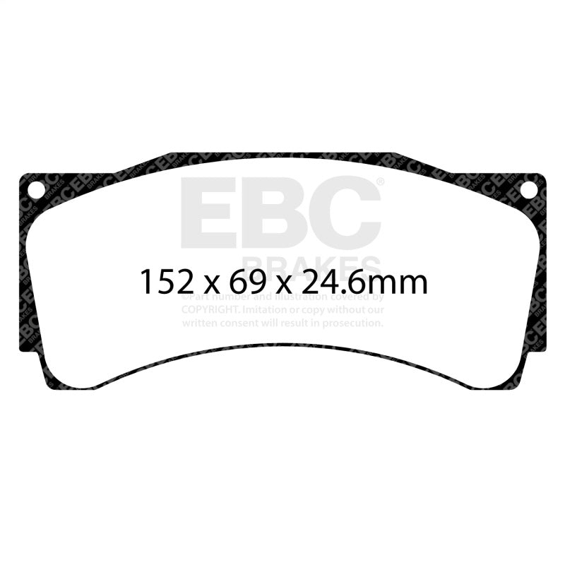 EBC DP8080.18SR21 SR-21 Sintered Racing Brake Pads for Alcon and AP Racing Calipers