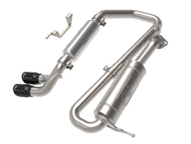 aFe Takeda 2-1/4 inch Stainless Steel Cat-Back Exhaust System with Black Tips for Suzuki Jimny 2018-2025 * Part Number: afe49-37020-B