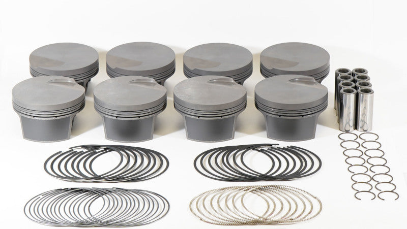 Mahle MS Piston Set for Ford Cleveland 408ci 4.030-Inch Bore, 4.000-Inch Stroke, 6.000-Inch Rod - Part Number MHL930252630
