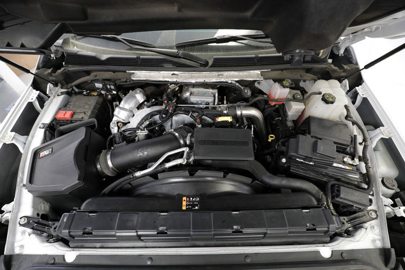 K&N Engineering 63-3119 Performance Cold Air Intake System for 2020 Chevrolet Silverado 2500/3500 HD with V8 6.6L Diesel