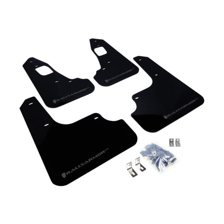Rally Armor UR Series Mud Flaps for Mitsubishi Lancer 2008-2015 – Durable Polyurethane Protection