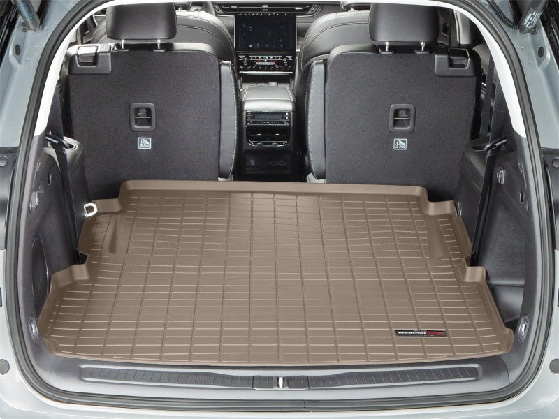 WeatherTech Part Number wet411480 Tan Cargo Liner for 2021-2022 Jeep Grand Cherokee L