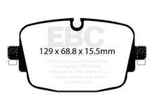 Load image into Gallery viewer, EBC DP52516NDX Bluestuff NDX Rear Brake Pads for 2020+ Audi RS6, RS7 and RS Q8