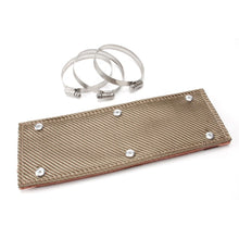 Load image into Gallery viewer, DEI Titanium Pipe Shield with Stainless Steel Clamps – 6x12 Inches for High-Temperature Exhaust Protection