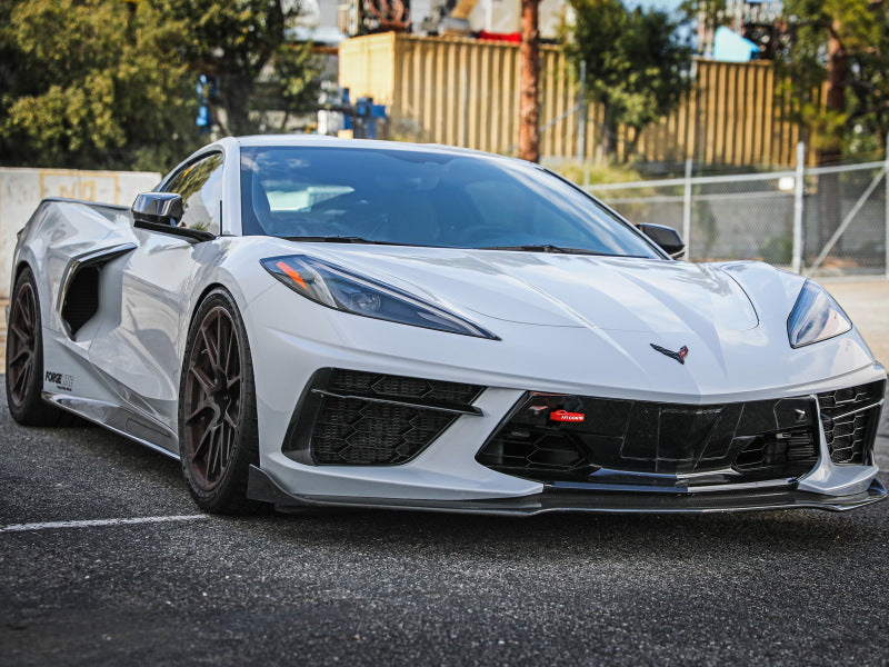 aFe CONTROL Front Tow Hook for Chevrolet Corvette C8 (2020-2024) in Red