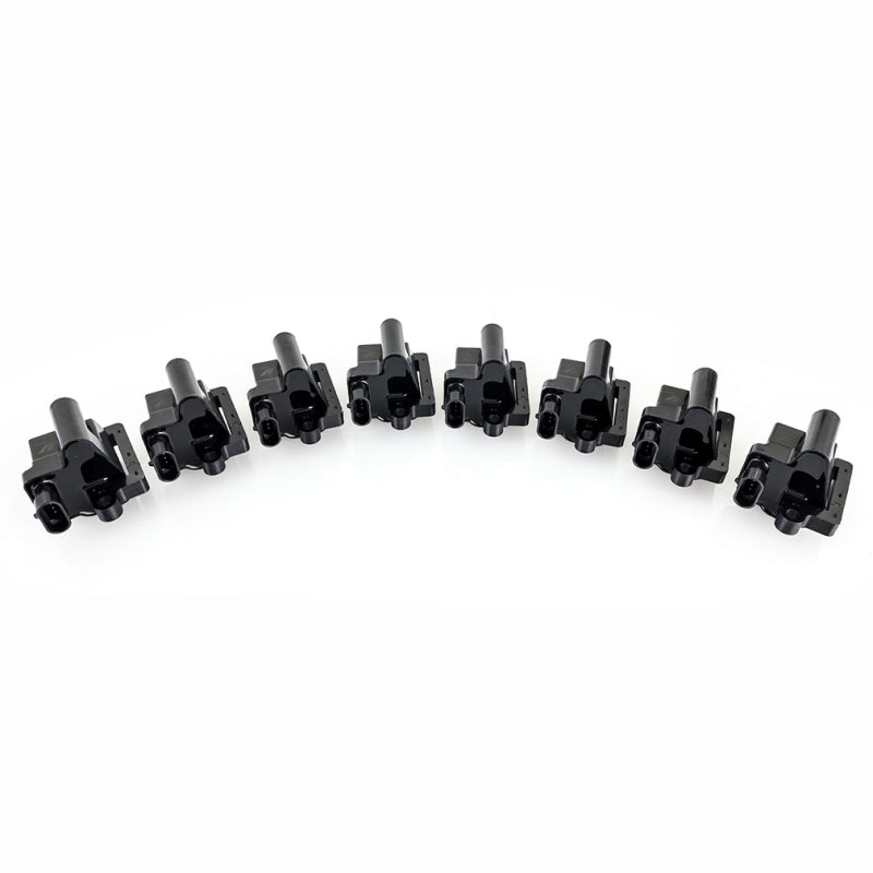 Mishimoto GM Square Style Engine Ignition Coil Set for 2006 GMC Yukon XL, Chevrolet Suburban, and Avalanche