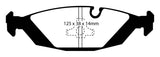EBC Greenstuff 2000 Series Rear Brake Pads for BMW 318i, 325i, and 325is (Part No. EBCDP2447)