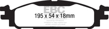 Load image into Gallery viewer, EBC Greenstuff 2000 Series Front Brake Pads DP21873 for 2011-2012 Ford Flex and 2011 Ford Taurus