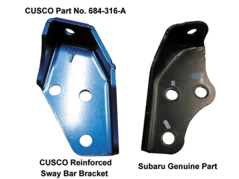 Cusco Rear Harder Sway Bar Bracket for 2003-2009 Subaru Legacy – Part Number cus684 316 A