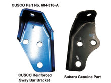 Load image into Gallery viewer, Cusco Rear Harder Sway Bar Bracket for 2003-2009 Subaru Legacy – Part Number cus684 316 A