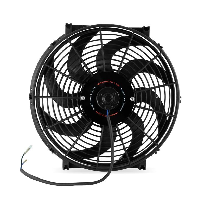 Mishimoto 14 Inch Curved Blade Electric Fan for Automotive Cooling