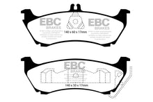 Load image into Gallery viewer, EBC Redstuff Ceramic Rear Brake Pads for Mercedes-Benz M-Class ML 2000-2005 * Low Dust, High Performance